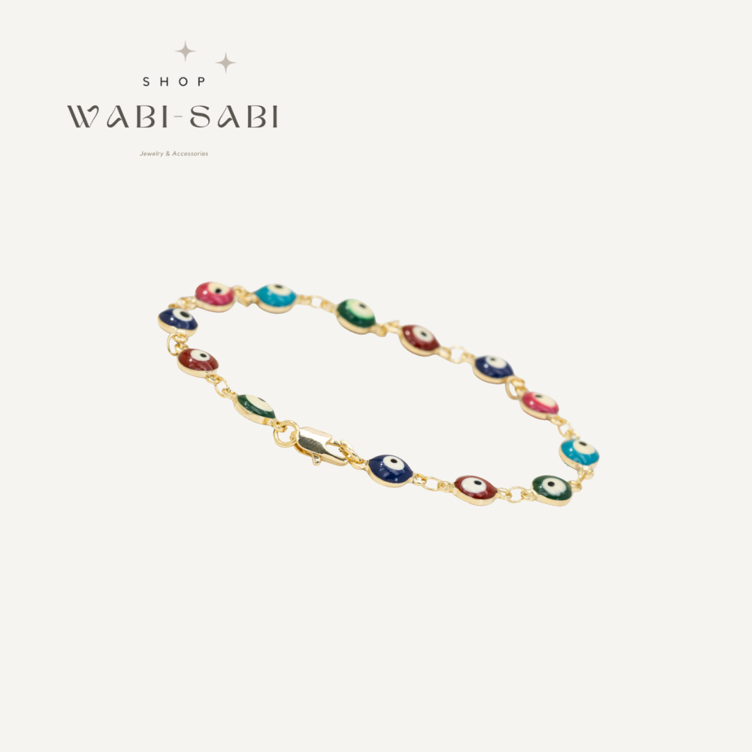Multicolor Evil Eye Bracelet