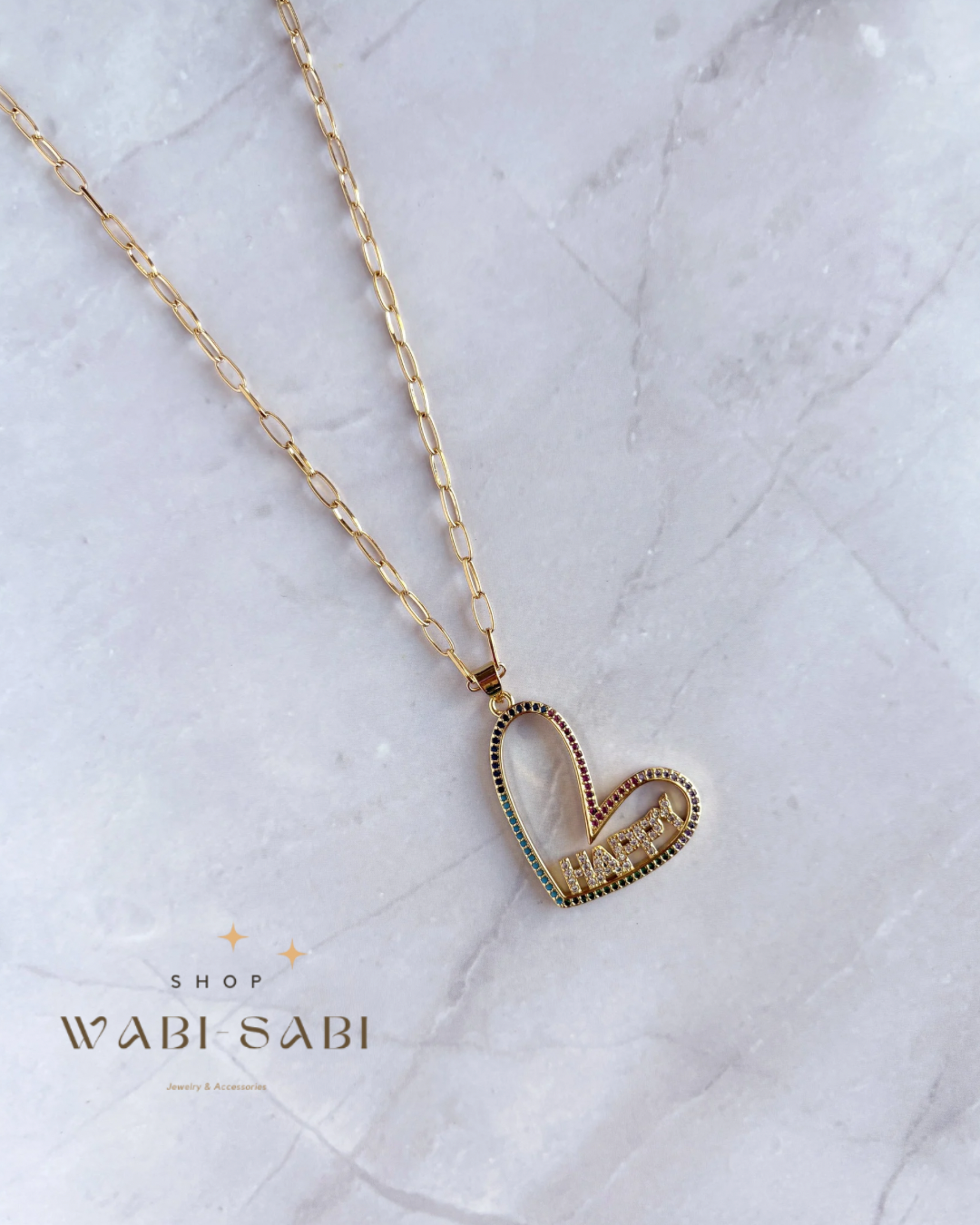 Happy Heart Necklace