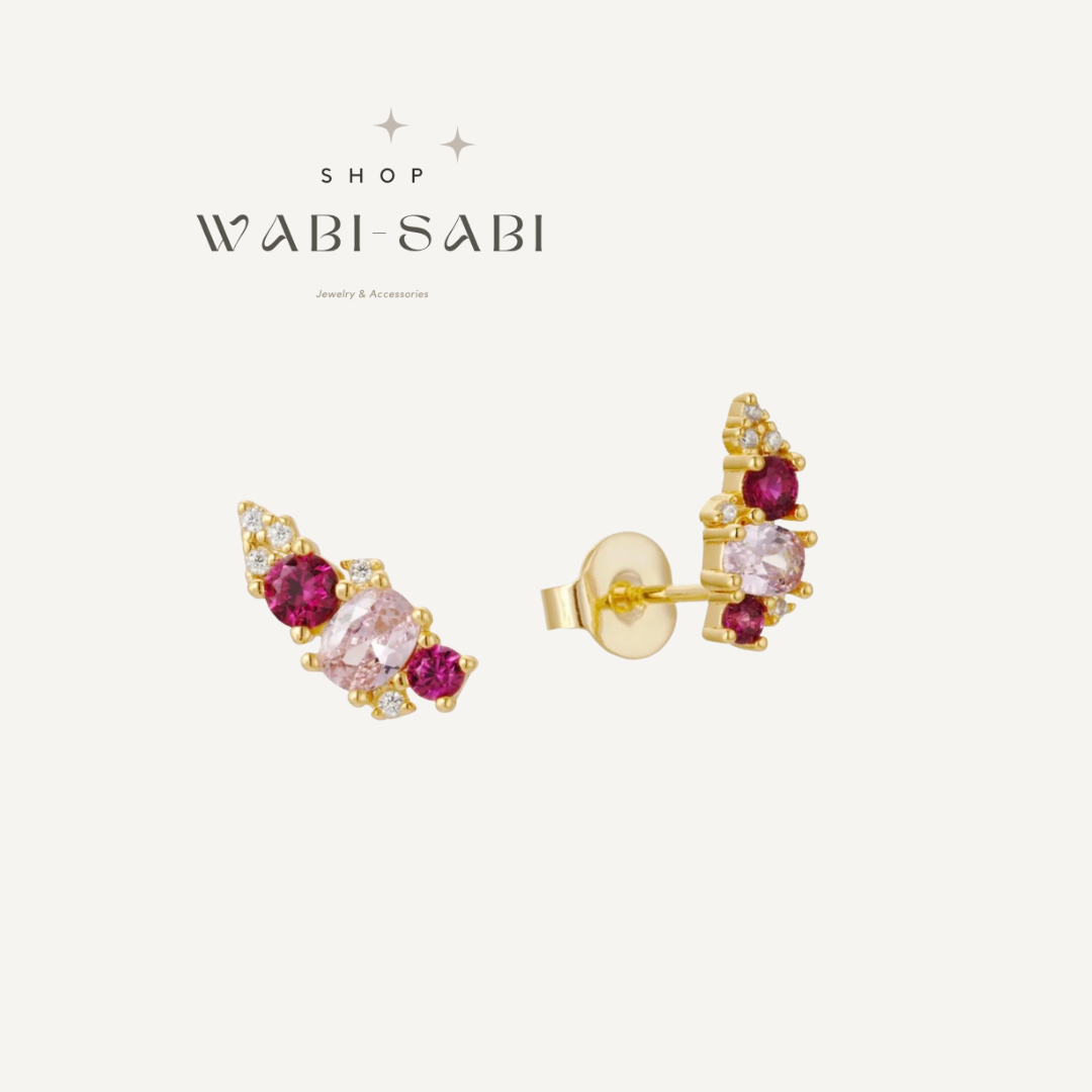 Pink Skies Studs