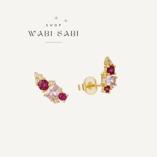 Pink Skies Studs