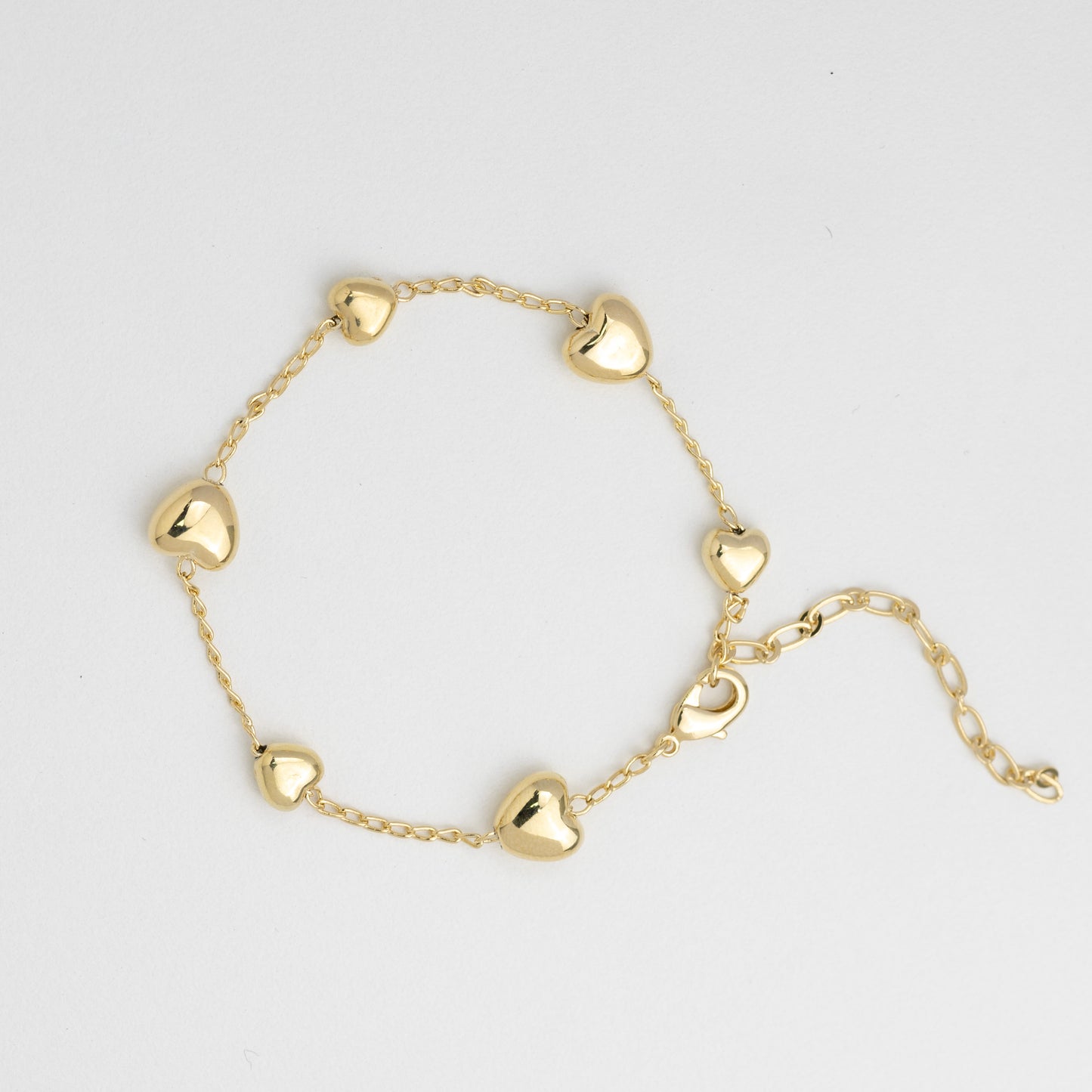 Golden Hearts Bracelet