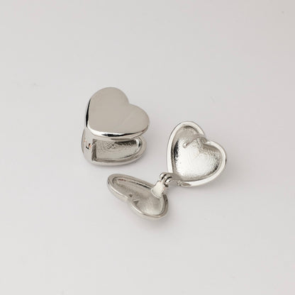 Mini Heart Huggie Earrings