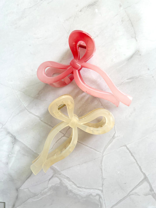 Bow Hair Clip - Large